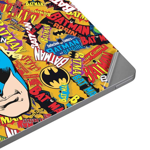 DC Comics Batman Mask Vintage Pattern Universal Laptop 16in (13 x 9.4in) Skin